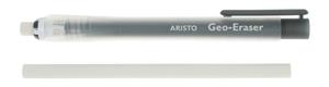 10 x Aristo Radierstift Geo-Eraser 120mm transparent weiß