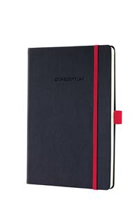 Sigel Notizbuch CONCEPTUM Red Edition - ca. A5, kariert, schwarz