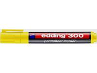 edding 300 Permanentmarker Gelb wasserfest: Ja