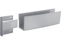 Opbergvak, lichtgrijs, inclusief magnetische clip voor bevestiging aan het glas-magneetbord, kunststof, 160x54x43 mm, 1 st