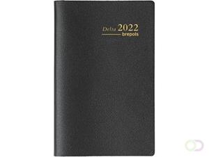Brepols agenda Delta Genova 6-talig, 2021, zwart