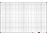 maul Whiteboard standard (b x h) 900 mm x 600 mm Grijs kunststofgecoat Incl. opbergbakje, Horizontaal- of verticaalformaat