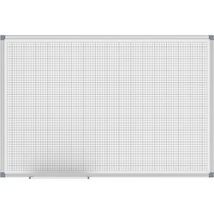 maul Whiteboard standard (b x h) 900 mm x 600 mm Grijs kunststofgecoat Incl. opbergbakje, Horizontaal- of verticaalformaat