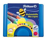 Pelikan Wachsmaler 655/10, mit Schiebehülse, rund