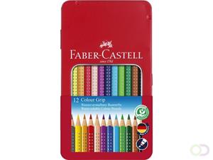 FABER-CASTELL Dreikant-Buntstifte Colour GRIP, 12er Etui