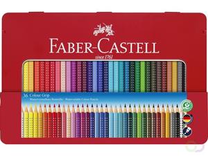 Faber-Castell - Colour Grip, Coloured Pencil, Tin of 36 (112435)