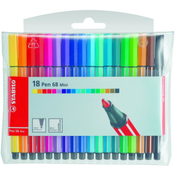 STABILO Pen 68 Mini viltstift Multi kleuren 20 stuk(s)
