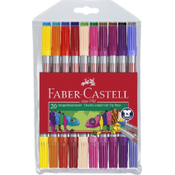 Faber-Castell Faber Castell Pens Double-Ended 20 Colours
