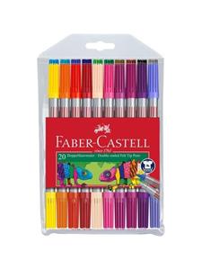 Faber-Castell Faber Castell Pens Double-Ended 20 Colours