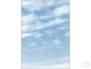 Designpapier Sigel A4 90grs pak a 100 vel Clouds