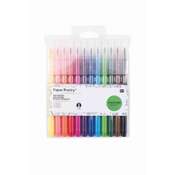 Rico Design Paper Poetry Brushpen Filzstifte 1-4mm 12 Stück