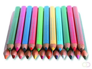 Faber Castell kleurpotlood Faber-Castell Jumbo GRIP 53 kobaltturquoise