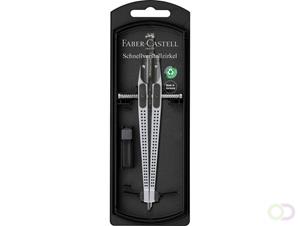 FABER-CASTELL Schnellverstellzirkel GRIP 2001, silber