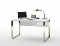 MCA furniture Bureau Sydney hoogglans-wit, breedte 140 cm