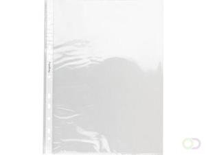 Pergamy geperforeerde showtas, ft A4, 11-gaatsperforatie, glasheldere PP van 60 micron, pak van 100 stuks