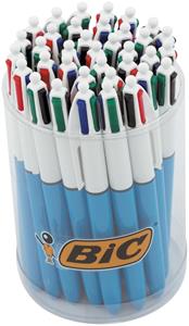 Bic 4 Colours medium geassorteerd, tubo van 36 stuks