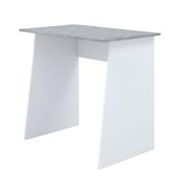 Hioshop Masola Mini bureau wit/betonlook.