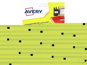 Avery PET15J ronde markeringsetiketten, diameter 15 mm, blister van 960 stuks, geel