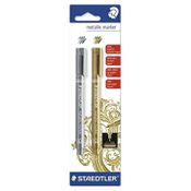 Staedtler - Metallic Marker, 2 Stück, gold/silber