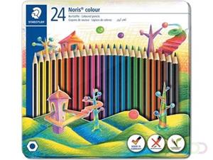 Staedler kleurpotloden Noris Colour, metalen doos 24 stuks