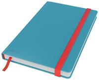5 x Leitz Notizbuch Cosy A5 fester Einband kariert blau