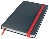 Leitz Cosy notitieboek met harde kaft, voor ft A5, geruit, grijs