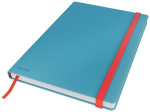 Leitz Cosy notitieboek met harde kaft, voor ft B5, gelijnd, blauw