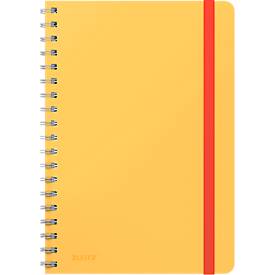 5 x Leitz Collegeblock Cosy B5 PP kariert 80 Blatt gelb