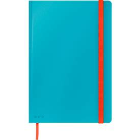 5 x Leitz Notizbuch Cosy B5 fester Einband kariert blau