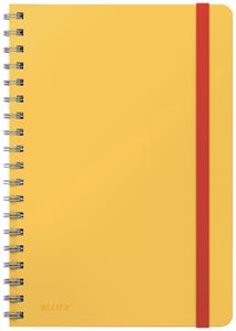 5 x Leitz Collegeblock Cosy B5 PP liniert 80 Blatt gelb
