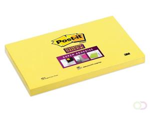 Memoblok 3M Post-it 655 Super Sticky 76x127mm ultra geel