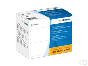 herma Frankeeretiketten 4318 Wit 130 x 40 mm 500 Vellen à 2 Etiketten