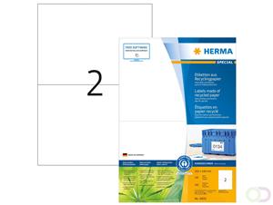 herma Recycling Etiketten 10832 Wit Rechthoekig 210 x 148 mm 100 Vellen Etiketten