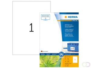 herma Recycling Etiketten 10833 Wit Rechthoekig 210 x 297 mm 100 Vellen Etiketten