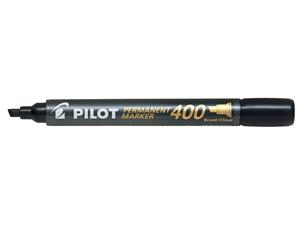 pilot 400 Permanent Marker Breed Schuine Punt Zwart