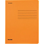 Falken Einschlagmappe A4 Karton 320g/qm mit 3 Klappen orange