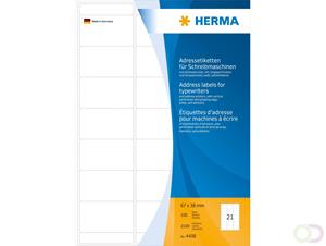 herma Adresetiketten 4438 Wit 67 x 38 mm 100 Vellen à 21 Etiketten