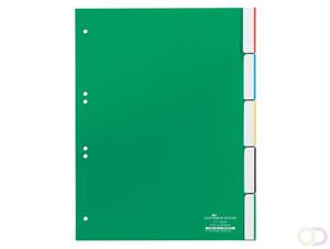 DURABLE Kunststoff-Register, PP, Stärke: 0,12 mm, 5-teilig
