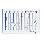 legamaster Magnetische jaarplanner Accents Wit, blauw 90 x 60 cm