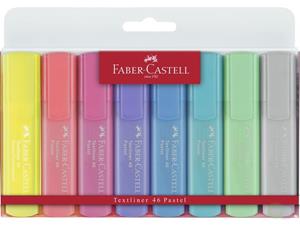 faber-castell 46 Tekstmarker Schuine punt 5 mm 8 Stuks Assorti