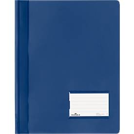 durable Snelhechters Duralux A4 Transparant blauw 28 x 33,2 cm
