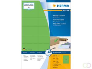 herma Multifunctionele Etiketten SuperPrint Groen Rechthoekig 1600 Etiketten per pak