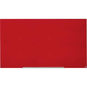 nobo Magnetisch glasbord 1905186 1883 x 22 x 1059 mm Rood