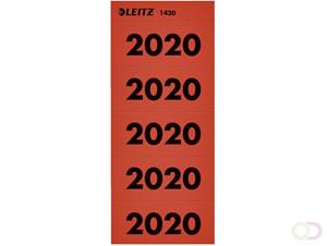 Leitz Inhaltsschild 2020 selbstklebend VE=100 Stück rot