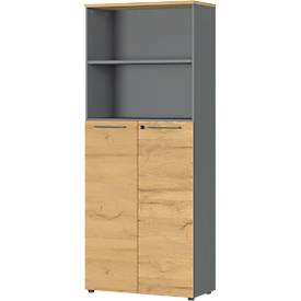 germania Kast Agenda HOME laden Grafiet, Eik 800 x 400 x 1.97 mm