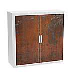 easyOffice Rollladenschrank easyoffice BxTxH 86x37,5x104cm Iron Wall