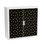 easyOffice Rollladenschrank easyoffice BxTxH 86x37,5x104cm Goldene Dre