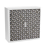 easyOffice Rollladenschrank easyoffice BxTxH 86x37,5x104cm Riffelblech