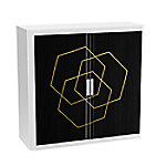 easyOffice Rollladenschrank easyoffice BxTxH 86x37,5x104cm Goldene Sec