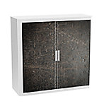 easyOffice Rollladenschrank easyoffice BxTxH 86x37,5x104cm schwarz